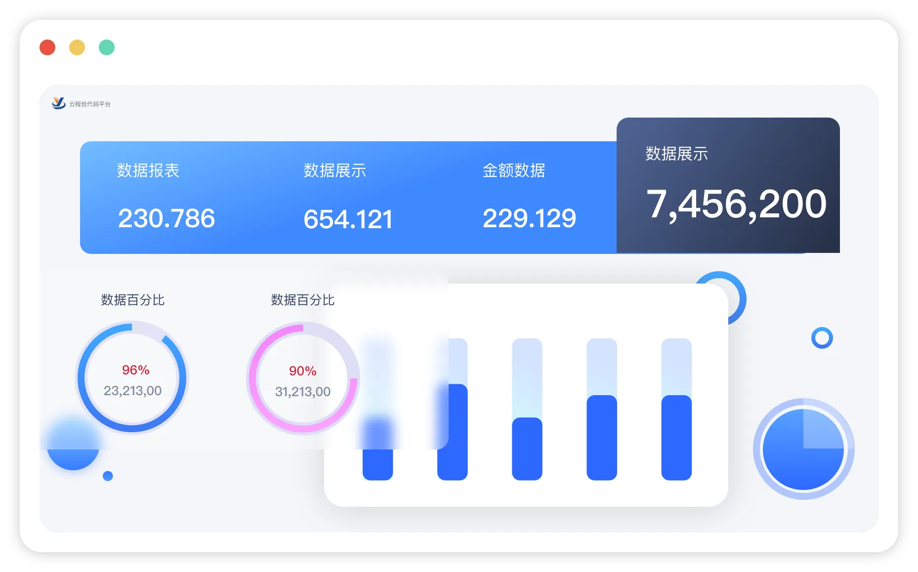 报表建模截图